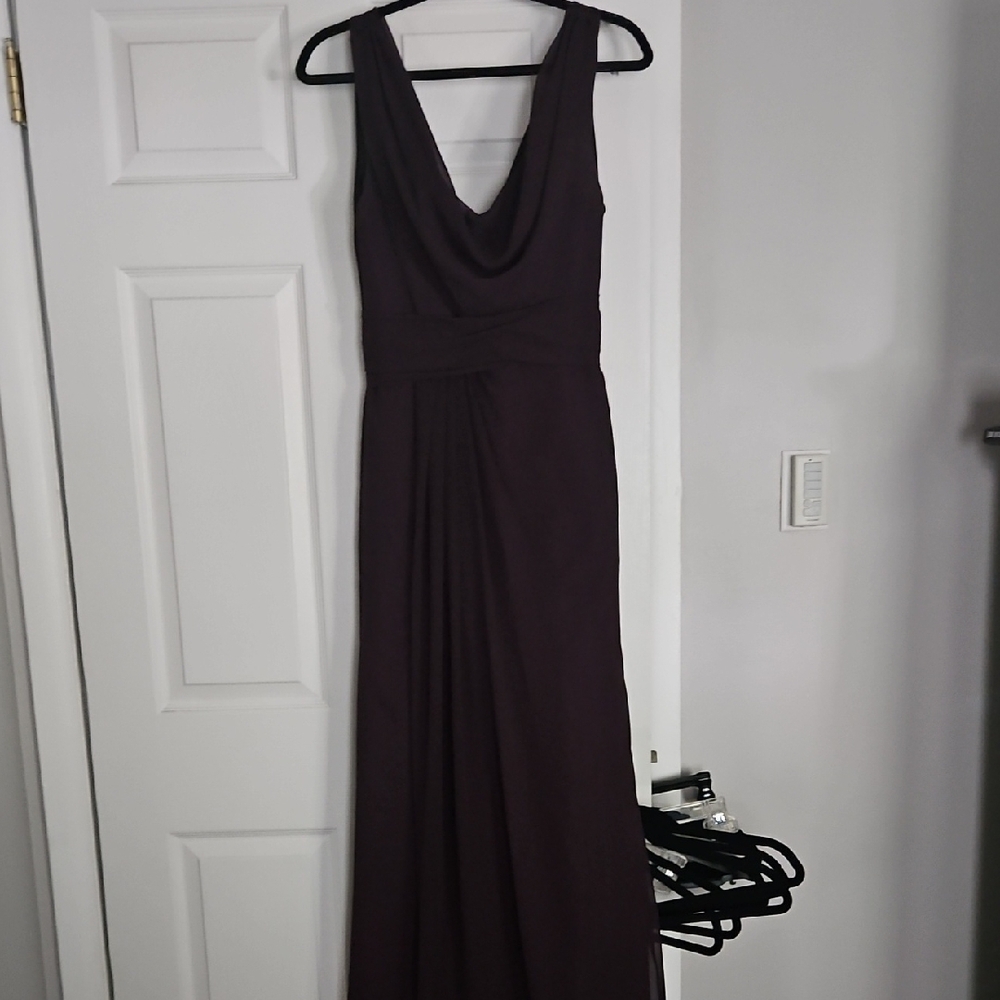 Elegant Sleeveless Purple Dress